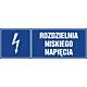 Znak "Rozdzielnia niskiego napięcia"