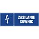 Znak "Zasilanie suwnic"