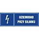 Znak "Uziemiono przy silniku"
