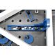 Kątownik GPPH Expert 450 x 250 x 65 mm na stole spawalniczym