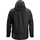 Kurtka Snickers softshell stretch AllroundWork z kapturem 1226 - czarny - tył