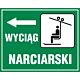 Tablica "Wyciąg narciarski"