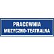 Znak "Pracownia muzyczno-teatralna" PA154