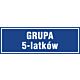 Znak "Grupa 5-latków" PA189