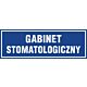 Znak "Gabinet stomatologiczny" PA197