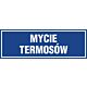 Znak "Mycie termosów" PA282