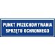 Znak "Punkt przechowywania sprzętu ochronnego" PA381