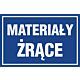 Znak "Materiały żrące" PA529