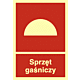 Znak BC005 - "Sprzęt gaśniczy" - 10x14,8cm; płyta 1mm
