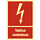 Znak BC009 - "Tablica rozdzielcza" - 15x22,2cm; płyta 1mm fotolum.