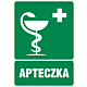 Znak GI008 - "Apteczka pierwszej pomocy" - 20x30cm; folia