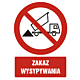 Znak GC034 - "Zakaz wysypywania" - 20x30cm; płyta 1mm