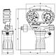 Reduktor butlowy jednostopniowy GCE PRO-CONTROL - Propan (nr PC0780698) rysunek techniczny