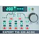 Spawarka inwertorowa IDEAL EXPERT TIG 220 AC/DC PULSE W