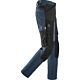 Spodnie robocze Snickers 6318 AllroundWork z stretch - granatowy - prawy bok