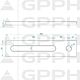 Stoper GPPH Plus 225x50 do stołu spawalniczego - wymiar 16 mm