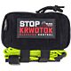 Zestaw ratowniczy Black Front STOP KRWOTOK PRO - czarna saszetka/opaska fluo