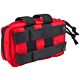 Zestaw ratowniczy Black Front STOP KRWOTOK PRO - czerwona saszetka/opaska fluo