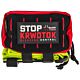 Zestaw ratowniczy Black Front STOP KRWOTOK PRO - czerwona saszetka/opaska fluo