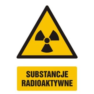 Znak "Substancje radioaktywne" GF011
