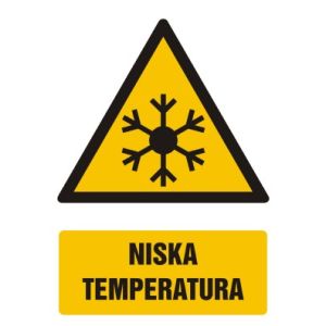 GF024 BK FN - Znak "Niska temperatura"