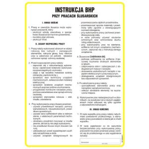 Instrukcja BHP przy pracach ślusarskich -TD/C13