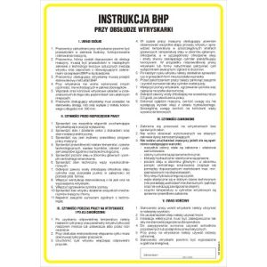 Instrukcja BHP przy obsłudze wtryskarki -TD/D03