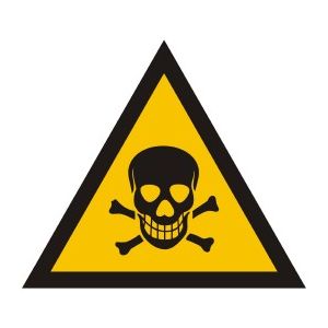 JA001 B2 FN - Znak "Ostrzeżenie przed substancjami toksycznymi"