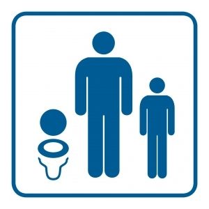 RA021 B2 FN - Piktogram "Toaleta dla dzieci"
