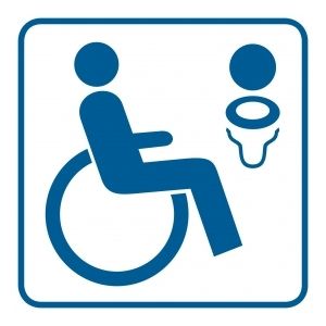 RA023 B4 PN - Piktogram "Toaleta dla inwalidów"