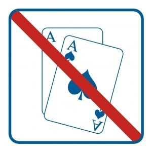 RA509 B2 FN - Piktogram "Zakaz uprawiania gier hazardowych"
