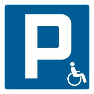 RA123 B2 FN - Piktogram "Parking dla inwalidów"