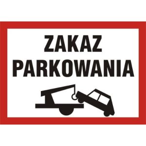 ND054 DZ PN - Znak "Zakaz parkowania"