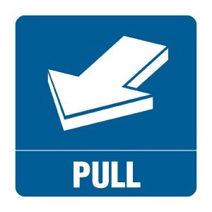 PA398 B1 FN - Znak "Pull"