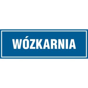 Znak "Wózkarnia" PA564
