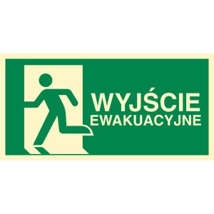 Znak "Wyjście Ewakuacyjne"