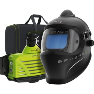 Aparat nadmuchowy OPTREL e3000X z przyłbicą SphereX CLT 