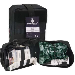 Apteczka taktyczna IFAK - TRAUMA KIT - Indywidualny Pakiet Medyczny IPMED - czarny