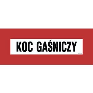 Znak "Stacjonarna bateria gaśnicza" BF008