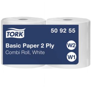 Czyściwo papierowe Tork Basic W1/2 - 2 rolki
