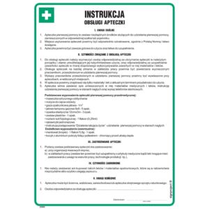 Instrukcja obsługi apteczki - DD005