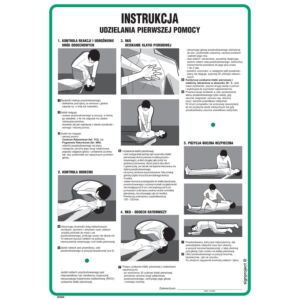 Instrukcja BHP udzielania pierwszej pomocy - DD006