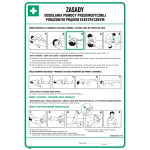 Zasady udzielania pomocy przedmedycznej porażonym prądem elektrycznym - DD011