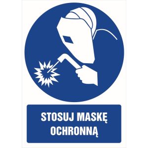 GL027 BK FN - Znak "Stosuj maskę ochronną"