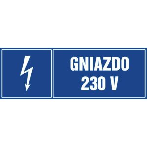 HH036 AI PN - Znak "Gniazdo 230V"