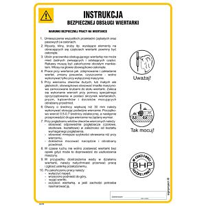 Instrukcja BHP przy obsłudze wiertarki - IAC03