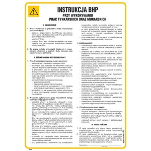 Instrukcja BHP przy wykonywaniu prac murarskich oraz tynkarskich - IAF04