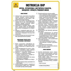 Instrukcja BHP mycia, czyszczenia i dezynfekcji maszyn - IAG64