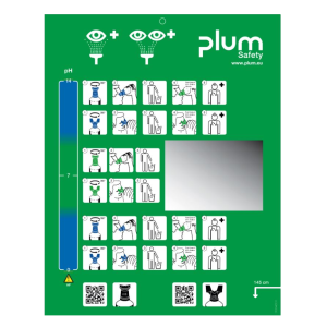 Piktogram PLUM - Instrukcja przemywania oczu