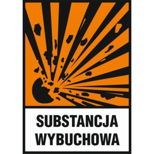 Znak "Substancja wybuchowa"